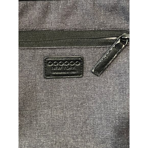 000000 New York Top Loading Gray Black Backpack - Picture 3 of 5